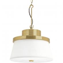 Progress P500203-160 - POINT DUMEÂ® by Jeffrey Alan Marks for Progress Lighting Windbluff Collection Brushed Brass Pendant