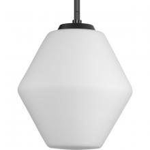 Progress P500409-31M - Copeland Collection One-Light Matte Black Mid-Century Modern Pendant