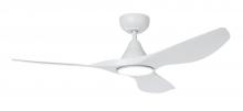 Eglo 235112-5201A - 52" SURFLINE LED c/fan, White