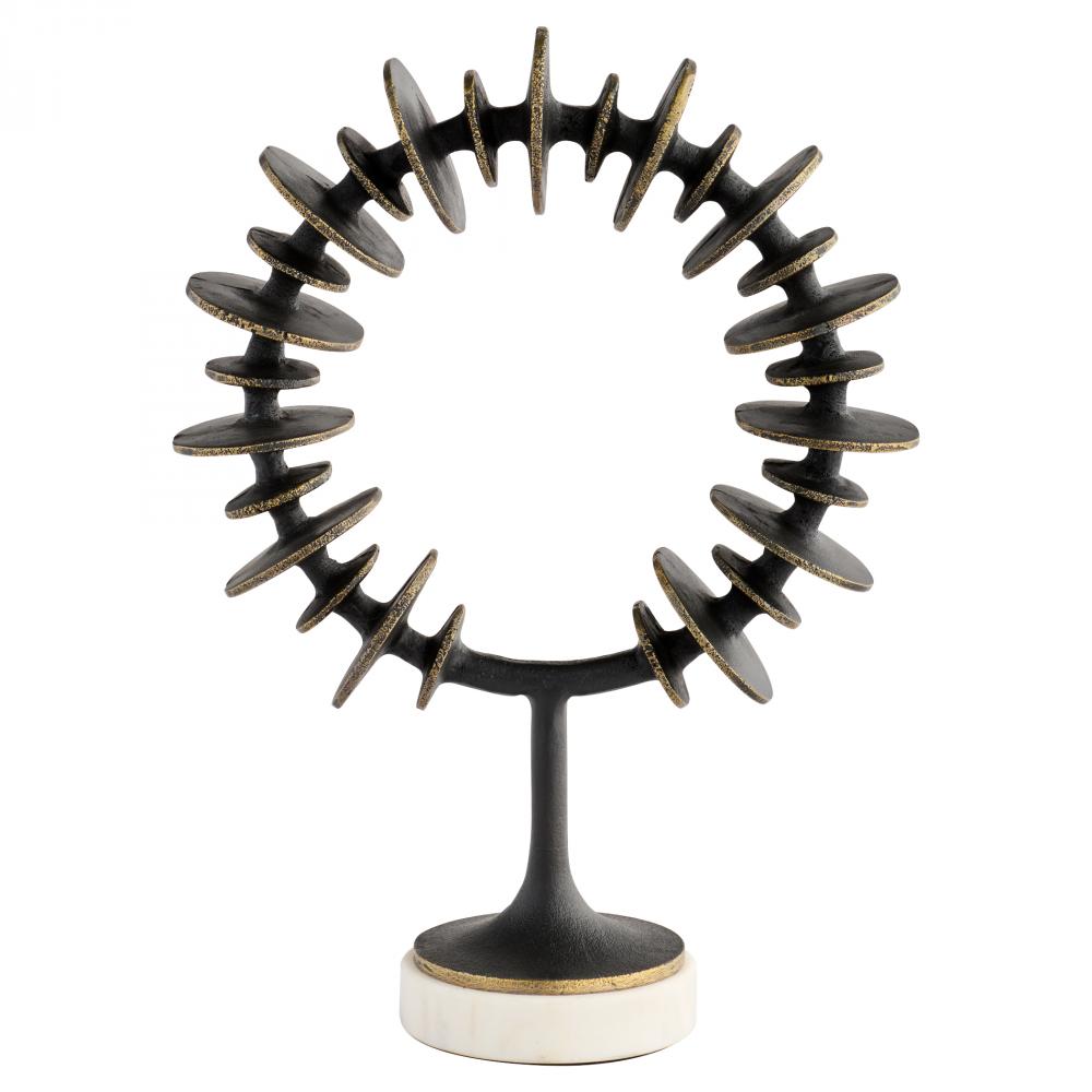 Barcelo Sculpture | Antique Bronze | White | Brass - Large