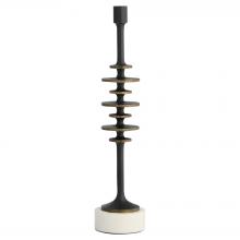 Cyan Designs 12011 - Barcelo Candleholder | Antique Bronze | White | Brass - Large