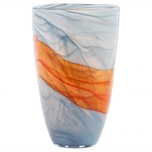 Cyan Designs 12075 - Pacaya Vase | Grey | Orange | Tall
