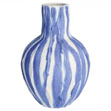 Cyan Designs 12187 - Ripple Vase | Chalk White  | Squat