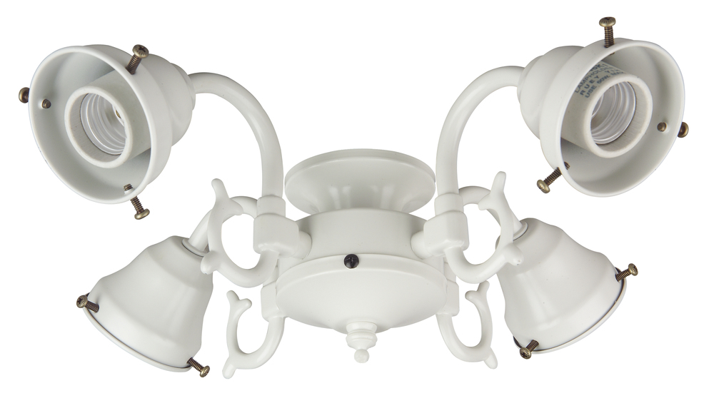 4 Light Cast Fitter w/4x9w LED