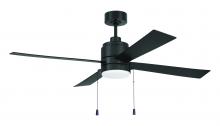 Craftmade OMCY52FB4-PC - 52" Ceiling Fan Outdoor Wet Rated w/ABS blades & LED Light Kit