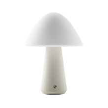 Bulbrite K70600 - CORDLESS TABLE LAMP MUSHROOM OFF WHITE