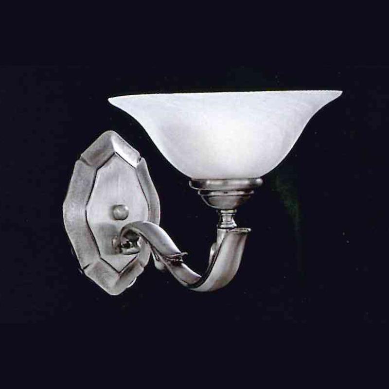 Crystorama 1 Light Pewter Sconce