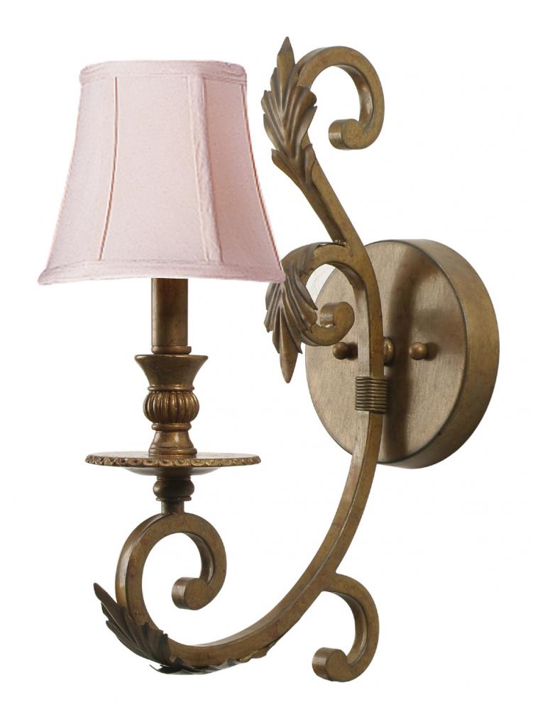 Royal 1 Light Florentine Bronze Sconce