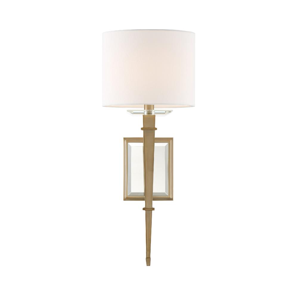 Clifton 1 Light Aged Brass Sconce