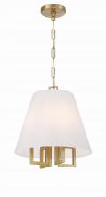 Crystorama 2254-VG - Libby Langdon Westwood 13.5'' Vibrant Gold Chandelier