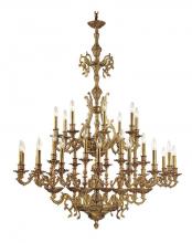 Crystorama 5247-AG - Crystorama Yorkshire 32 Light Aged Brass Chandelier