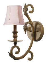 Crystorama 6911-FB - Royal 1 Light Florentine Bronze Sconce