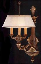 Crystorama 7303-BZ - Crystorama 3 Light Bronze Sconce