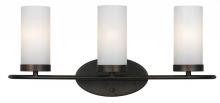 Crystorama 9263-EB - Cameron 3 Light Bronze Vanity Light