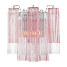 Crystorama ADD-303-CH-SP - Addis 2 Light Polished Chrome Sconce