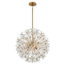 Crystorama ADL-506-AG-CL - Adley 23.75'' Aged Brass Chandelier