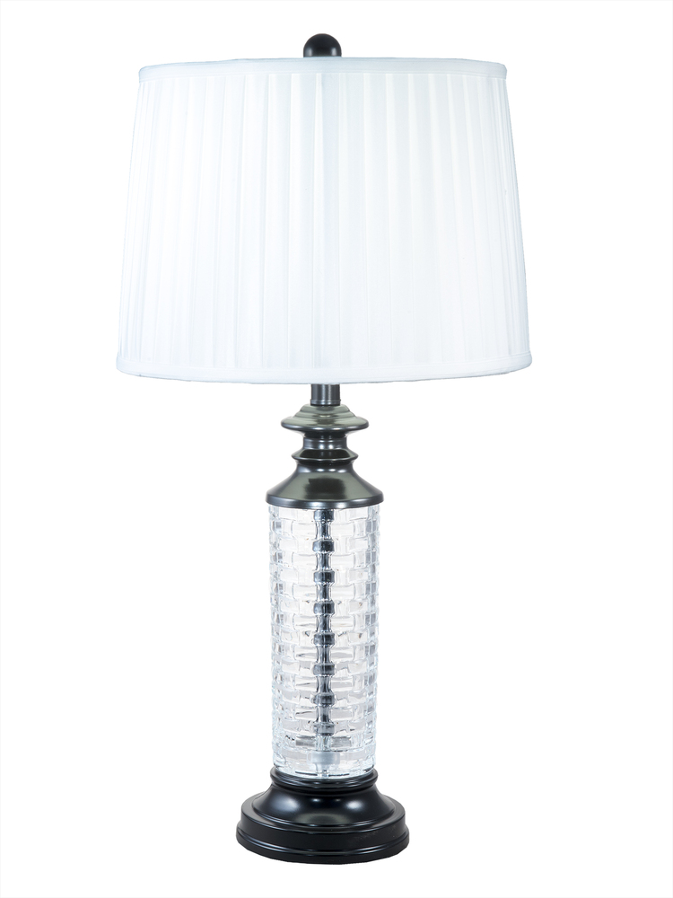 Overland 24% Lead Crystal Table Lamp