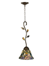 Dale Tiffany TH90217 - Crystal Peony Tiffany Hanging Fixture