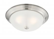 Designers Fountain 1257L-SP-W - Reedley 15.25" 3-Light Flush Mount
