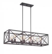 Designers Fountain 87338-SB - High Line 39" 8-Light Island