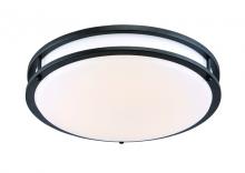 Designers Fountain EV1412C3C-43 - 12 in. Matte Black Integrated Selectable LED CCT Round Flush Mount Light