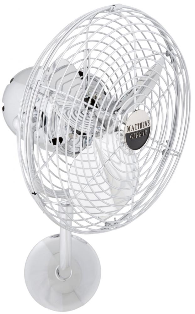 Michelle Parede - Directional Wall Fan - Polished Chrome Finish