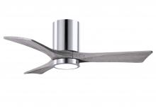Matthews Fan Company IR3HLK-CR-BW-42 - Irene - 3HLK - Polished Chrome - Barn Wood Tone Blades - 42" Blades