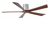 Matthews Fan Company IR5H-BN-WA-60 - Irene - 5H - Brushed Nickel - Walnut Tone Blades - 60" Blades