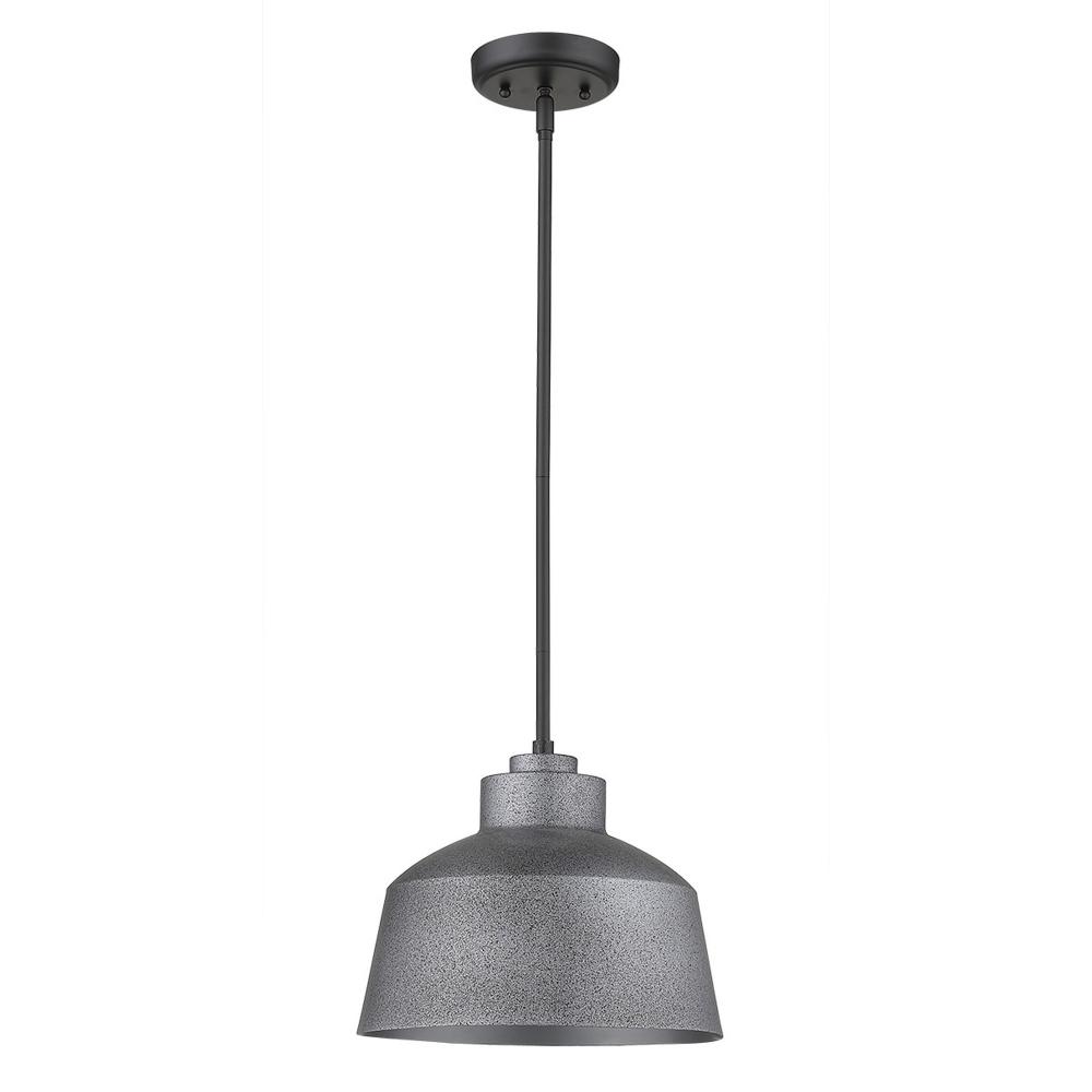 Barnes 1-Light Gray Convertible Pendant