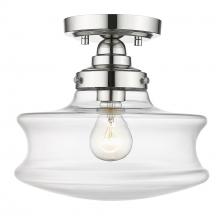 Acclaim Lighting IN20070PN - 1-Light Convertible Semi-Flush