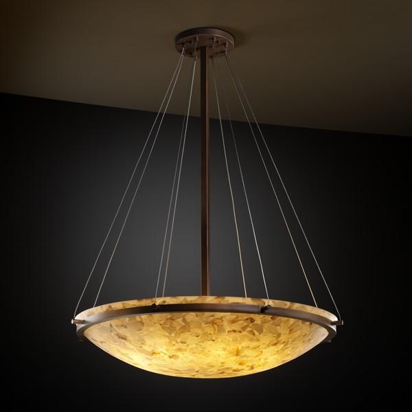 48" LED Pendant Bowl w/ Ring