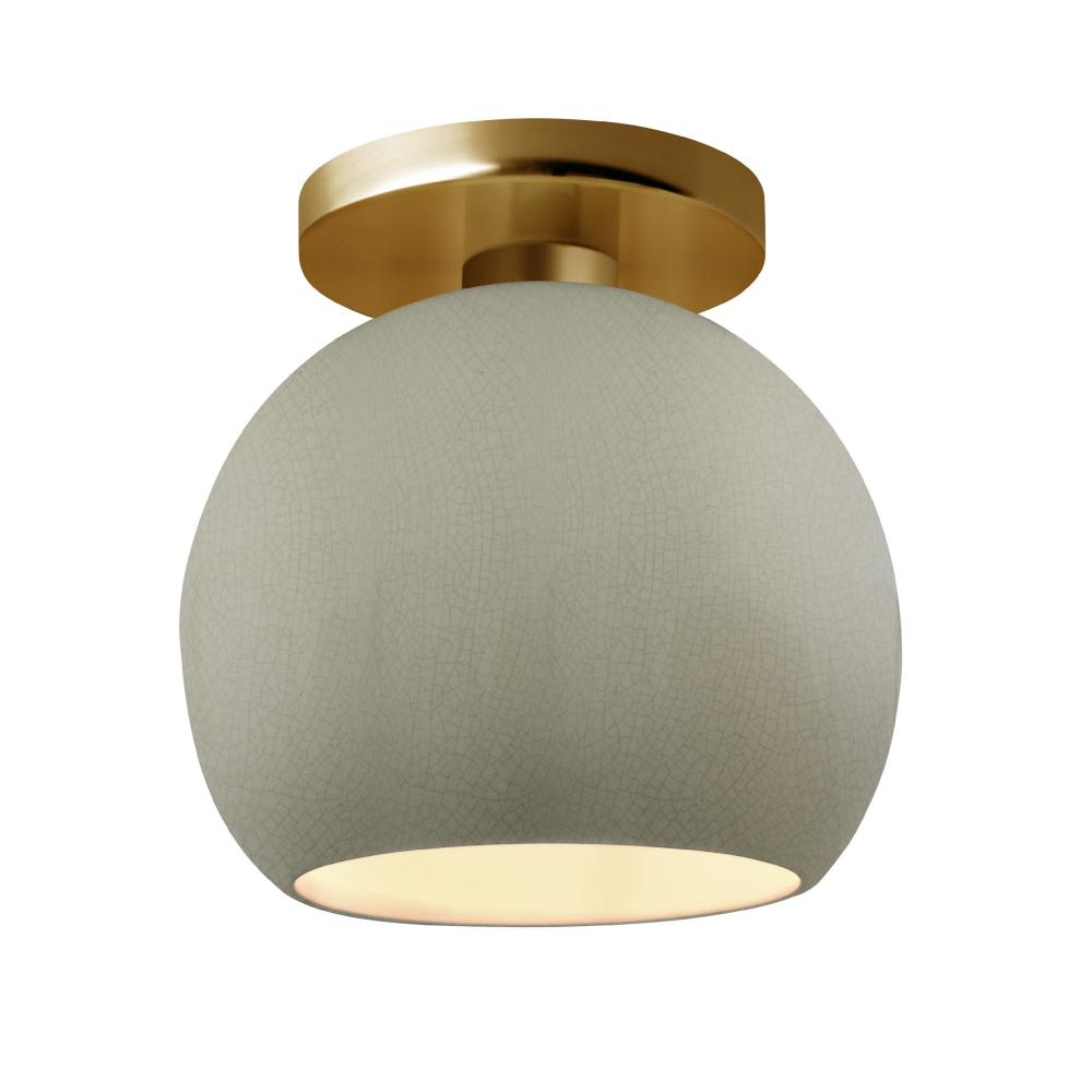 Medium Globe LED Semi-Flush