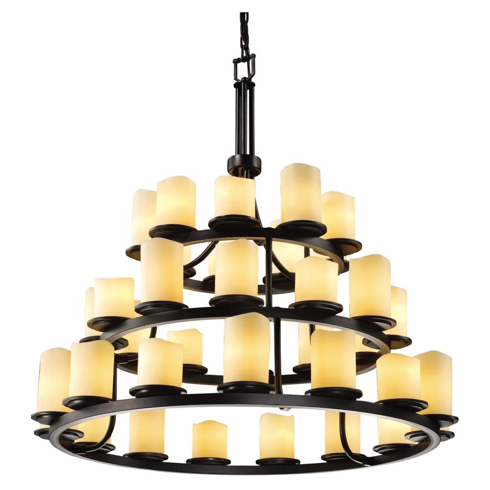 Dakota 36-Light 3-Tier Ring Chandelier