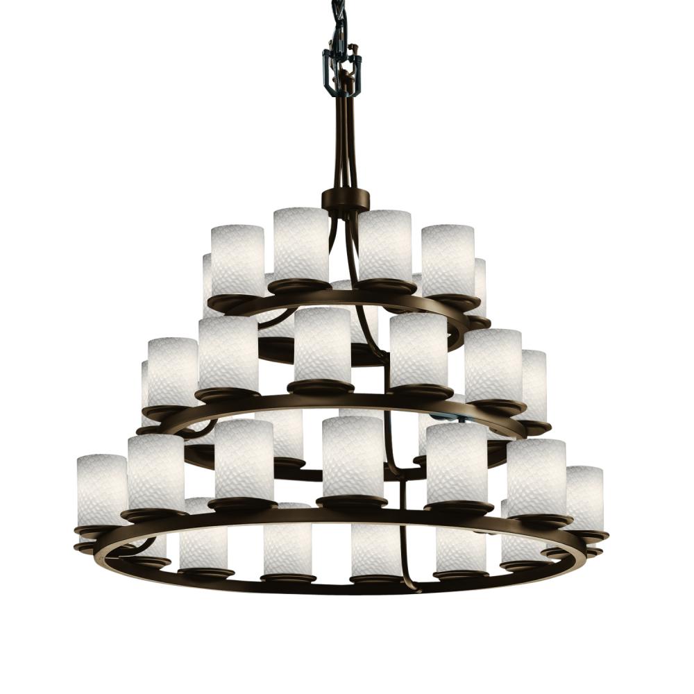 Dakota 36-Light 3-Tier Ring Chandelier