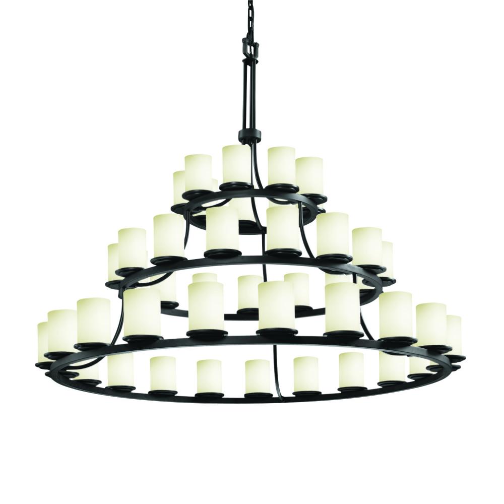 Dakota 45-Light 3-Tier Ring Chandelier