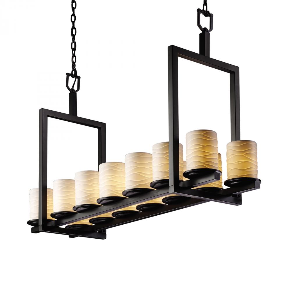 Dakota 14-Light Bridge Chandelier (Short)