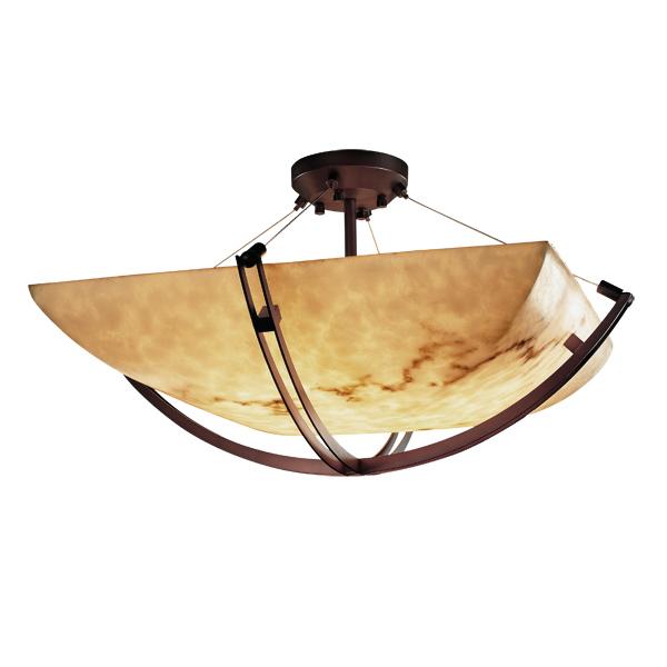 48" Semi-Flush Bowl w/ Crossbar