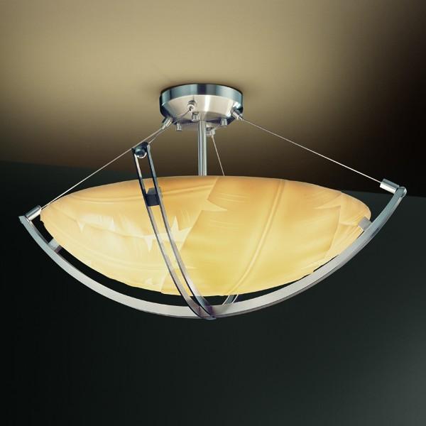 24" Semi-Flush Bowl w/ Crossbar