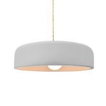 Justice Design Group CER-6573-BIS-MBLK-BEIG-TWST - Medium Spire 1-Light Pendant