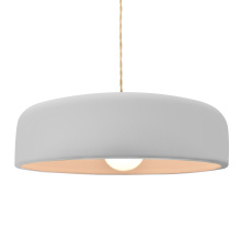 Justice Design Group CER-6575-BIS-MBLK-BEIG-TWST - Large Spire 1-Light Pendant