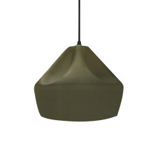 Justice Design Group CER-6590-MGRN-MBLK-BKCD - Small Crease 1-Light Pendant