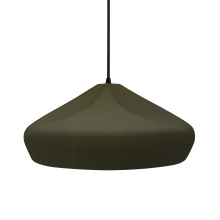 Justice Design Group CER-6595-MGRN-MBLK-BKCD - Large Crease 1-Light Pendant