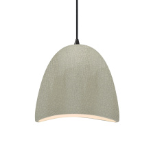 Justice Design Group CER-6610-CKC-MBLK-BKCD - Small Brisa 1-Light Pendant