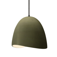 Justice Design Group CER-6613-MGRN-MBLK-BKCD - Medium Brisa 1-Light Pendant