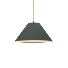 Justice Design Group CER-6640-PWGN-MBLK-BEIG-TWST - Small Avola 1-Light Pendant