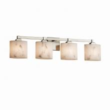 Justice Design Group FAL-8434-30-NCKL - Regency 4-Light Bath Bar