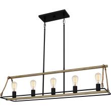 Quoizel OKP542MBK - Oak Park Island Chandelier