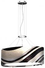 Oggetti Luce 70-2304 - MOSAIC OBLONG 18", WAVE BLACK, SN