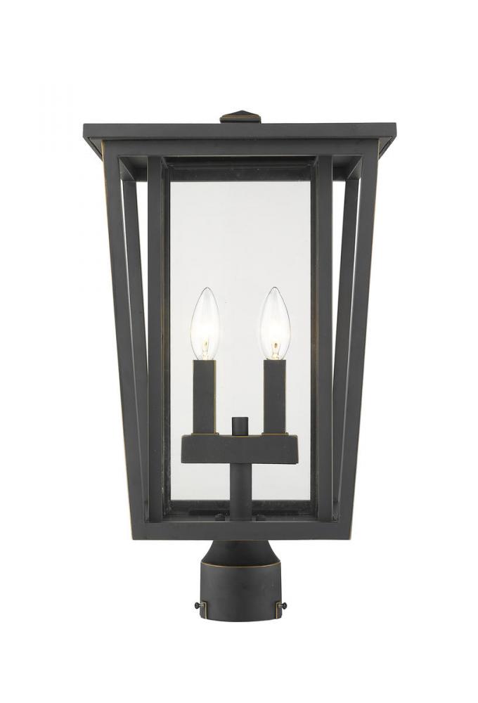 2 Light Outdoor Post Mount Fixture