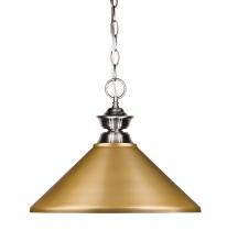 Z-Lite 100701BN-MSG - 1 Light Pendant